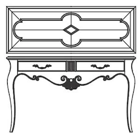 Two Drawer Sofa Table